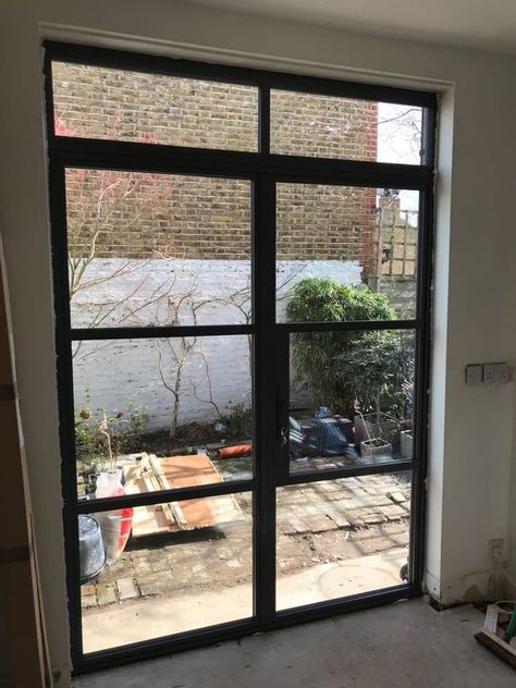 Sliding Door Replacement, External Sliding Doors, Doors Aluminium, Aluminium Glass Door, Aluminium French Doors, Victorian Windows, Modern Sliding Doors, House Cladding, French Doors Exterior