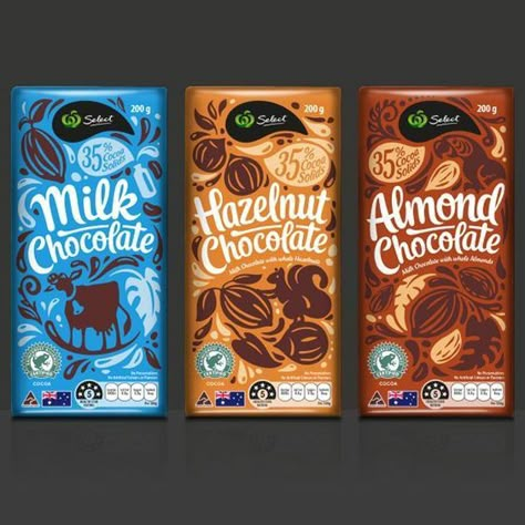 Innovative Chocolate Packaging Design #chocolate #chocolatedesign #chocolatepackagingdesign #creativepackaging #innovativepackagingdesign #dryfruitspackagingdesign Chocolate Bar Packaging, Louise Fili, Desain Merek, Chocolate Package, Chocolate Bar Design, Bar Packaging, Chocolate Packaging Design, Chocolate Pack, Milk Packaging