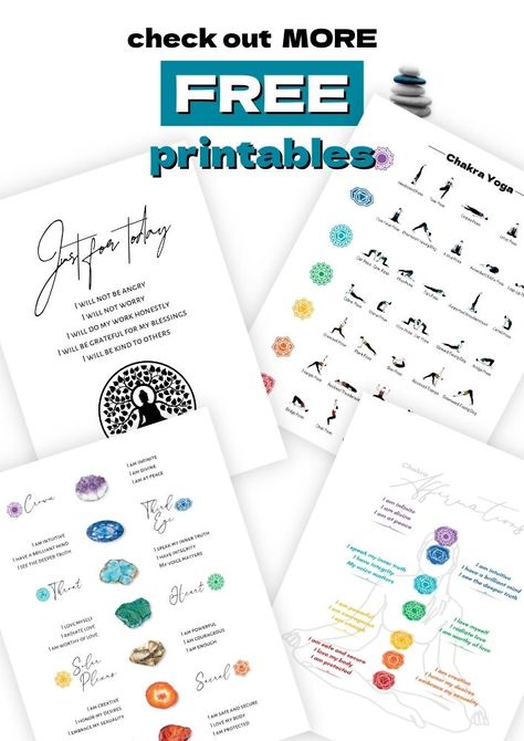 Free Chakra printables Free Reiki Printables, Free Chakra Printables, Chakra Chart Free Printable, Chakra Stones Chart, Chakra Balancing Essential Oils, Reiki Room Ideas, Yoga Post, Reiki Principles, Reiki Business