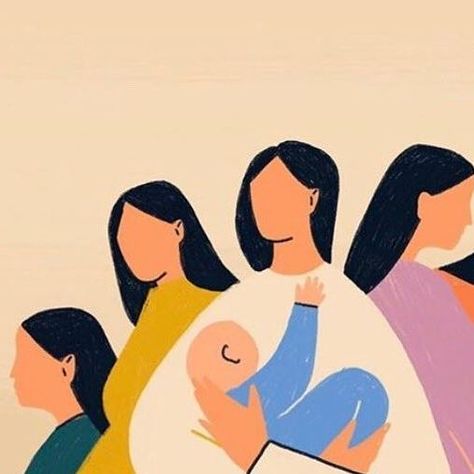 Leila Armour | Postpartum Village on Instagram: "Journey of motherhood. It takes a village to support a mother. kindness love nourishment connection support ⠀⠀⠀⠀⠀⠀⠀⠀⠀ Illustration by the talented @abbey_lossing" Postpartum Illustration, Parenthood Illustration, Abbey Lossing, Village Illustration, Support Illustration, Motherhood Illustration, It Takes A Village, Takes A Village, Illustration Styles