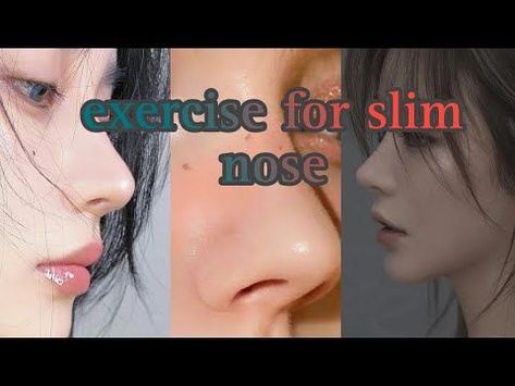 exercise for slim nose #glowup#skincare#healthtips#beautytips #facecare #exercise Slim Nose, Slim Your Face, Face Washing Routine, Hair Color Swatches, How To Get Slim, Nose Picking, Yoga Information, Facial Massage Tool, Slimmer Face