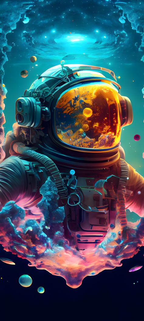 Astronaut in void 4k wallpaper Galaxia Wallpaper, Iphone Wallpaper Modern, Art Spatial, Cool Galaxy Wallpapers, Iphone Wallpaper Hd, Astronaut Wallpaper, Astronaut Art, 2160x3840 Wallpaper, Arte Van Gogh