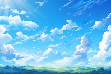 Notion Inspiration, Bg Poster, Sky Anime, Scenery Background, Blue Sky Background, Morning Sky, Sky Pictures, Sky Landscape, Sky Photos