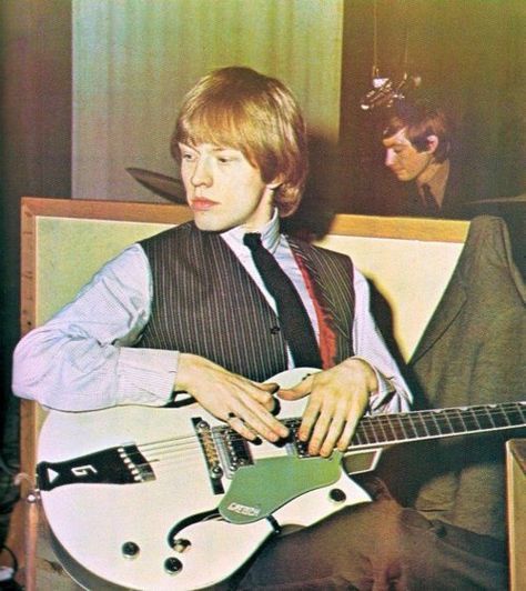 Brian Jones Rolling Stones, Rolling Stones Band, Rollin Stones, 60s Rock, Brian Jones, Charlie Watts, Stone World, Gretsch, Real Stone