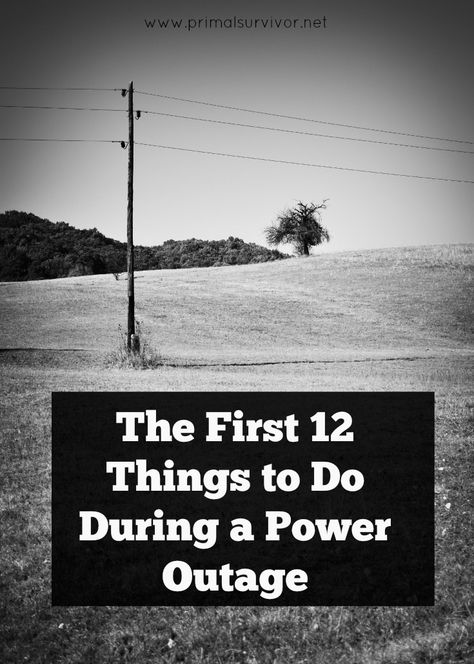 The First 12 Things to Do During a Power Outage. Power outages are incredibly common. Surprisingly, power outages are even getting worse in the USA. The reason for this has to do with aging infrastructure, more frequent storms, and problems sustaining the electric grid as populations grow. Despite how common power outages are, few people are prepared for them. Power Outage Hacks, Power Outage Tips, Shtf Preparedness, Emergency Prepardness, Emergency Preparedness Kit, Power Out, Survival Life Hacks, Emergency Plan, Urban Survival