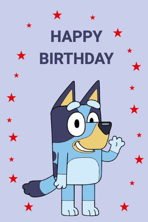 Celebrate with our Bluey Birthday Card Printable! Customizable and downloadable, this adorable card is perfect for Bluey fans. Add your personal touch and make birthdays special. #BlueyBirthday #PrintableCard #Customizable #BirthdayCard #BlueyFans #FreeDownload #KidsBirthday #BirthdayPrintables #DIYCard Bluey Birthday Quotes, Bluey Birthday Card Diy, Bluey Birthday Card Ideas, Bluey Birthday Cards Handmade, Bluey Birthday Card, Free Printable Birthday Cards, Cricut Birthday, Bluey Birthday, Kids Themed Birthday Parties