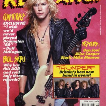 ☠ Duff Vintage Magazine Cover ☠ ☠ Kerrang! March 1990 ☠ #gunsnroses #duffmckagan #gnr #rock Gilby Clarke, Velvet Revolver, Groups Poster, Duff Mckagan, Musica Rock, Metal Magazine, Axl Rose, New Gods, Picture Collage Wall