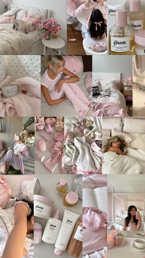 pink girl, pretty in pink, cozy pink, pink aesthetic, pink vision board, pink girl collage #pinkgirl #prettyinpink #pinkvisionboard #pinkcollage #cozypink Vision Board Pink, Pink Vision Board, Pink Collage, Vision Board Collage, Pink Lifestyle, Skin Care Tutorial, Pink Aura, Pink Girly Things, Pink Vibes