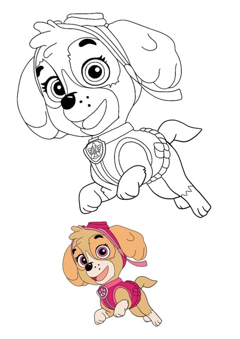 Paw Patrol coloring pages - 68 Free Printable Coloring Sheets for Kids Skye Paw Patrol Coloring Page, Paw Patrol Colouring Printables, Paw Patrol Coloring Pages Free Printable, Paw Patrol Printables Free, Paw Patrol Skye Birthday, Sky Paw Patrol, Paw Patrol Printables, Shopkins Colouring Pages, Paw Patrol Christmas