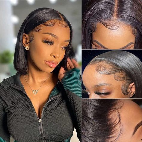 Wigs Straight, Bob Wig, Short Bob, Hair Cut, Hair Wigs, Lace Front Wigs, Lace Front, Human Hair, Black Women