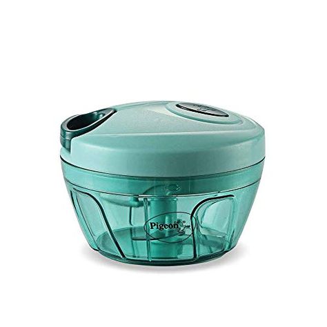 Pigeon by Stovekraft New Handy Mini Polypropylene Chopper with 3 Blades, Green Check more at https://dealoffers.in/pigeon-by-stovekraft-new-handy-mini-polypropylene-chopper-with-3-blades-green/ Chopping Vegetables, Mini Chopper, Onion Chopper, Food Slicer, Vegetable Chopper, Plastic Items, Eco Friendly Design, Stop Working, No Electricity