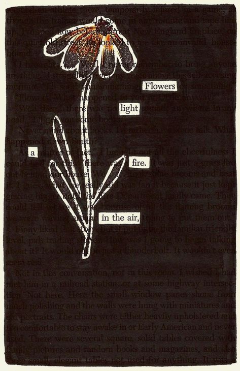 black out poetry – C.B. Wentworth Drawing In Books Pages, Erasure Poetry, Blackout Poetry Art, Found Poem, Paper Crafts Ideas, Blackout Poems, Poetry Aesthetic, Found Poetry, Poetry Ideas