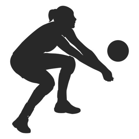 Volleyball digging silhouette #AD , #ad, #Affiliate, #silhouette, #digging, #Volleyball Volleyball Digging, Woman Volleyball, Volleyball Silhouette, Volleyball Drawing, Volleyball Serve, Volleyball Designs, Volleyball Game, Volleyball Games, Silhouette People