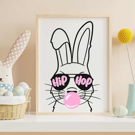 Easter Cricut Projects, Bunny Svg Free, Easter Cricut, Easter Svg Files, Easter Bunny Gifts, Easter Banner, Easter Projects, Bunny Gifts, Easter Signs