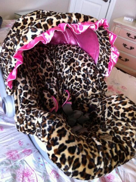 leopard car seat cute Unborn Baby, Leopard Print Baby, Baby Proofing, Baby Seat, Baby Time, Everything Baby, Car Seat Cover, Pink Leopard, Baby Things