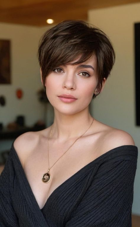 Boy Cute Haircuts For Women, Pixie Neckline, Thick Pixie Haircut, Karen Haircut, Short Bleached Hair, Pixie Haircut Fine Hair, Short Hair Images, Edgy Pixie, Short Hair Pixie Cuts