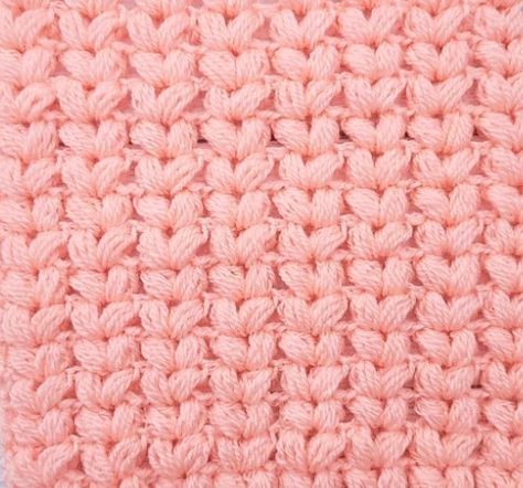 How To Crochet The Puff V Stitch Chevron Stitch Crochet, V Stitch Crochet, Puff Stitch Crochet, Popular Crochet, Chevron Stitch, Easy Crochet Stitches, Pineapple Crochet, Puff Stitch, V Stitch