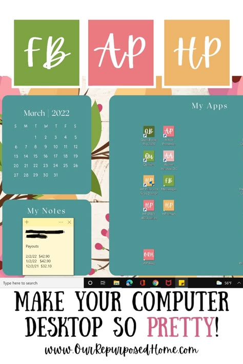 Google Desktop, Organizing Time Management, Office Organization At Work, Desktop Wallpaper Organizer, Organizing Paperwork, Teaching 5th Grade, Computer Desktop, Digital Organization, Computer Skills