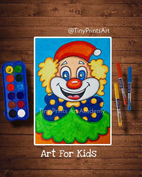 Oil Pastel Cartoon Drawing, Holi Oil Pastel Drawing, Kids Crayon Drawing, Oil Pastel Drawing For Kids, Oil Pastel Art For Kindergarten, Basic Drawing For Kids, Drawing Classes For Kids, Oil Pastel Drawings Easy, Easy Drawings For Beginners