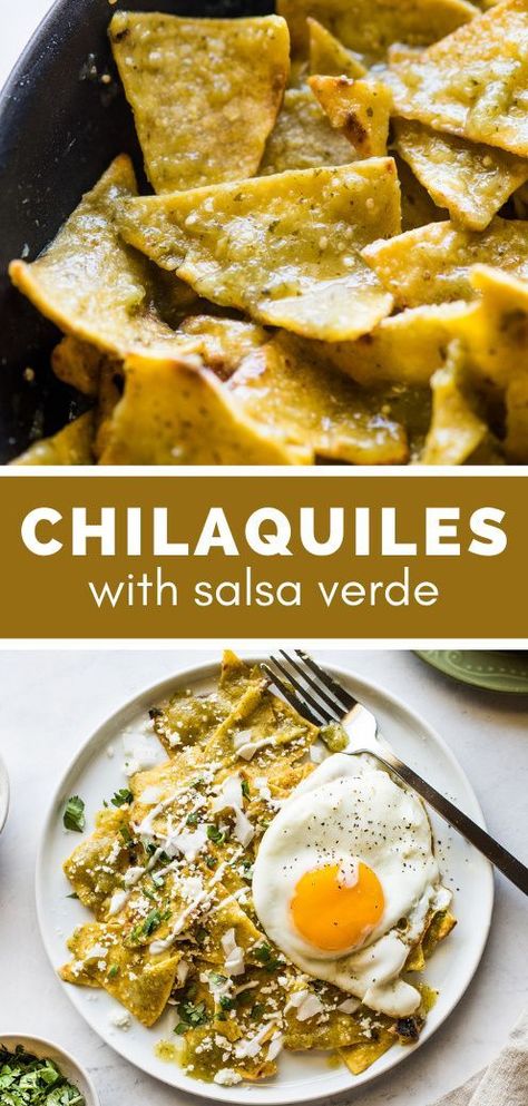 Easy Chilaquiles, Fried Corn Tortillas, Chilaquiles Recipe, Isabel Eats, Traditional Mexican Dishes, Mexican Breakfast Recipes, Mexican Dish, Fried Corn, Mexican Dinner