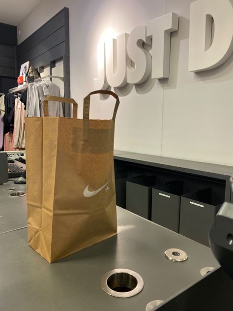 spring time shopping nike aesthetic Nike Shopping Bag, Nike Shopping, Shoping Bag, Paper Shopping Bag, Vision Board, Bts, Nike, Iphone, Quick Saves