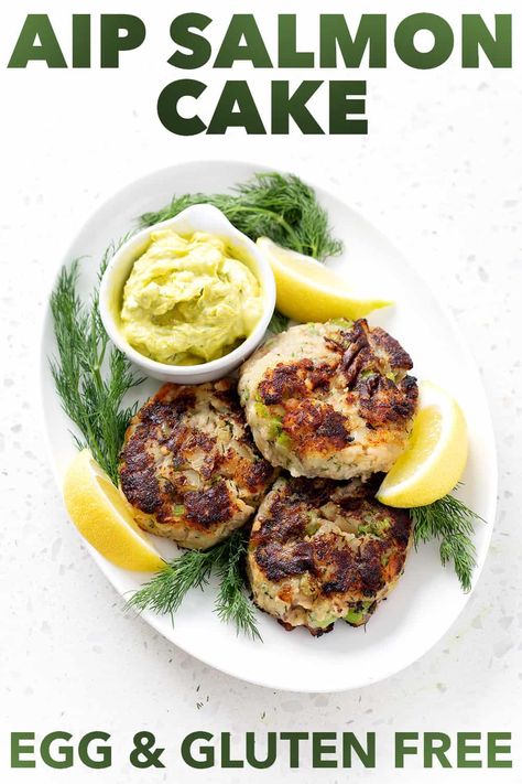 Aip Salmon Patties, Aip Salmon Recipes, Aip Recipes Lunch, Paleo Salmon Patties, Paleo Salmon Cakes, Paleo Salmon, Paleo Seafood Recipes, Aip Diet Recipes, Salmon Cakes Recipe