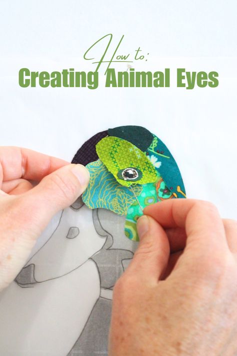 Dive into the exciting world of collage quilting with this tutorial on creating realistic animal eyes for your quilts! Learn how Emily Taylor creates animal eyes using fabric and inktense pencils for her collages! Master this unique technique and add a touch of whimsy to your Collage Quilt projects. Quilting Tutorial | Create Animal Eyes with Inktense | Quilting Tips Quilt Collage Ideas, Fabric Collage Quilts, Collage Quilter Emily Taylor, Bird Fabric Collage, Emily Taylor Collage Quilts, Fabric Mosaic Art, Inktense Pencils On Fabric, Collage Quilts Tutorials How To Make, Collage Quilts Free Pattern