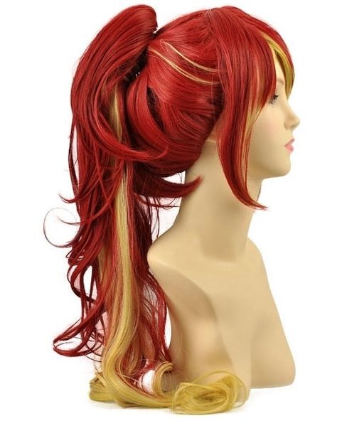 Fire Fairy Hairstyles, Flareon Cosplay, Fire Wig, Ao Exorcist, Shura Kirigakure, Fire Princess, Flame Hair, Phoenix Hair, Fire Goddess