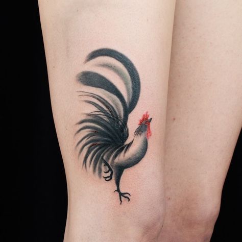 Hannah Tattoo, Chicken Tattoo, Rooster Tattoo, New Tattoo Designs, Ring Tattoos, Japanese Tattoo Art, Muscat, Simplistic Tattoos, Dog Tattoos