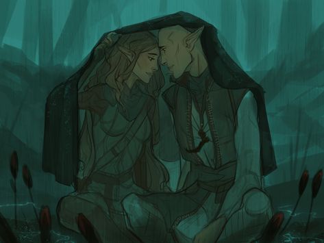 Solavellan Art, Solas X Lavellan Romance, Dragon Age Inquisition Cole, Fen Harel, Medieval Magic, Dragon Age Solas, Solas Dragon Age, Emily King, Egg Head