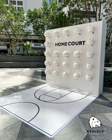 Basketball Activation, Basketball Installation, Basketball Court Design, Basketball Event, Basketball Wedding, Basketball Theme Birthday, Unique Event Decor, Event Booth, Basketball Theme