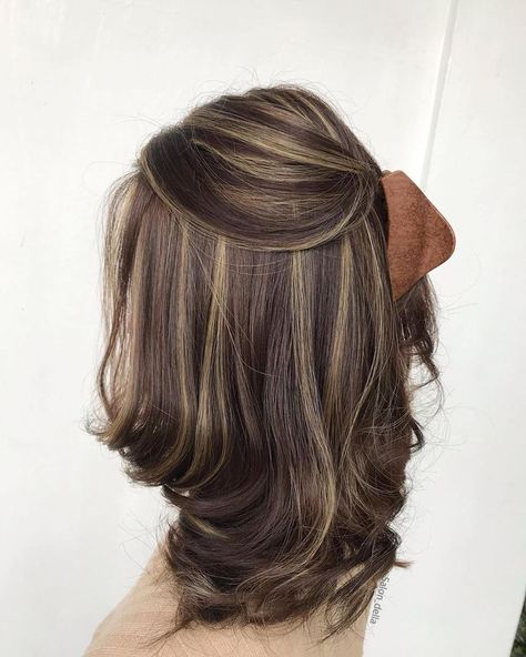 Brown Hair Looks, Brown Hair Inspo, Hair Color Streaks, Brunette Hair With Highlights, Hair Streaks, Hair Inspiration Short, Hairstyles For Layered Hair, Pretty Hair Color, Hair Stylies