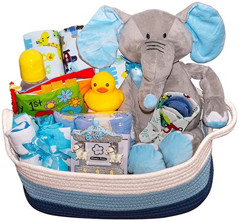 Newborn Gift Basket, Baby Boy Gift Set, Gifts For Expecting Parents, Baby Boy Gift, Expecting Parents, Baby Gift Basket, Newborn Essentials, Bundle Of Joy, Baby Boy Gifts