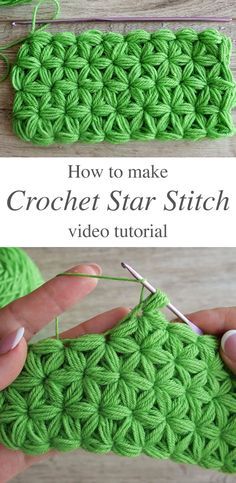 Star Stitch Crochet, Crochet Star Stitch, Fine Crochet, Gorgeous Crochet, Crochet Star, Crochet Stars, Stitch Crochet, Crochet Stitches Tutorial, Crochet Stitches Patterns