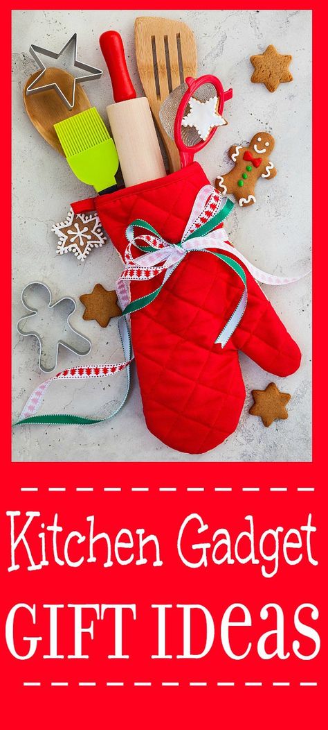 Kitchen Gadgets to give as gifts.  Christmas gift ideas! Have someone on your Christmas shopping list that loves to cook? These kitchen gadget gift ideas make perfect Christmas gifts! Christmas Kitchen Gift Ideas, Easy Homemade Christmas Gifts, Diy Food Gifts, Christmas Shopping List, Kitchen Christmas Gifts, Boyfriend Diy, Christmas Gifts For Boyfriend, Unique Diy Gifts, Kitchen Gift