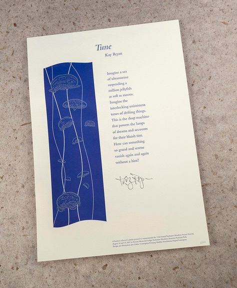 Kay Ryan “Tune” broadside Broadside Poster, Poetry Book Design, Poem Design, Poetry Design, Book Illustration Layout, Poetry Magazine, Yearbook Layouts, Magazine Ideas, Type Inspiration