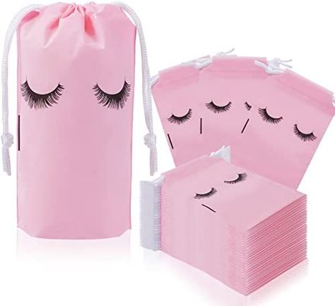 Order custom packaging boxes in bulk from www.alppm.com today! Eyelash Aftercare, Black Cosmetics, Small Business Supplies, Pink Cosmetics, Eyelash Brush, Makeup Eyelashes, Reusable Shopping Bags, Makeup Pouch, Cosmetic Pouch