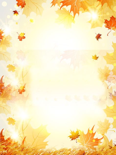 Fall Borders, Autumn Leaves Background, Flower Background Design, Note Writing Paper, Paper Background Design, Fall Background, Pretty Backgrounds, Wallpaper Photos, Event Banner