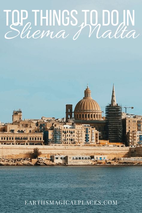 The 10 Best Things To Do In Sliema Malta - Earth's Magical Places Sliema Malta Aesthetic, Malta Sliema, Malta Holiday, Sliema Malta, Travel Malta, Malta Travel Guide, Mediterranean Life, Malta Beaches, Malta Travel