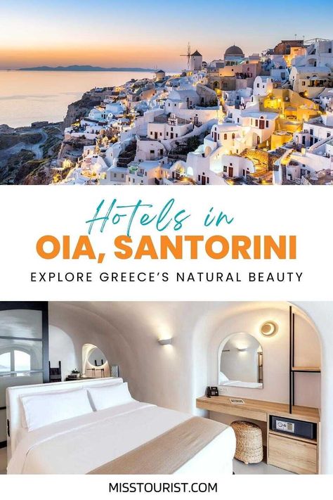 Unleash your senses at these Hotels in Oia Santorini! Luxury, breathtaking views, and impeccable service combine to create a magical retreat like no other. Greece Accommodation, Katikies Hotel Santorini, Best Hotels In Santorini, Oia Greece, Oia Santorini Greece, Cave Hotel, Santorini Hotels, Oia Santorini, Central America Travel