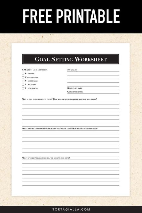 FREE Goal Setting Worksheet Printable - Don't just drift through your life. Use this goal setting worksheet printable to set smart goals and move forward with intention by taking action! Goal Worksheet Printables, Goal Setting Worksheet Printables, Life Plan Template, Fitness Printables, Free Goal Printables, Doctor Stuff, Me Worksheet, Goal Planning Worksheet, Goal Sheet