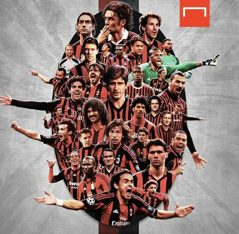 Happy 121 years birth day❤🖤 Visual Poster, Alessandro Nesta, Ricardo Kaka, Milan Wallpaper, Legends Wallpaper, Football Artwork, Milan Football, Milan City, Italian Football