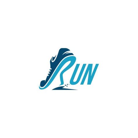 Run Logo, Marathon Logo, Running Logo, Shoes Logo, Wordmark Logo, People Logo, Tshirt Printing Design, Monochrome Pattern, Word Mark Logo