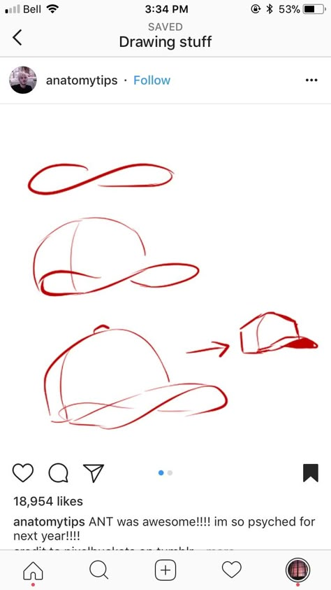 How to draw a capped hat Paint Clothes, Cap Drawing, Hat Drawing, Poses References, Drawing Clothes, Drawing Skills, Drawing Poses, Drawing Reference Poses, Art Tips