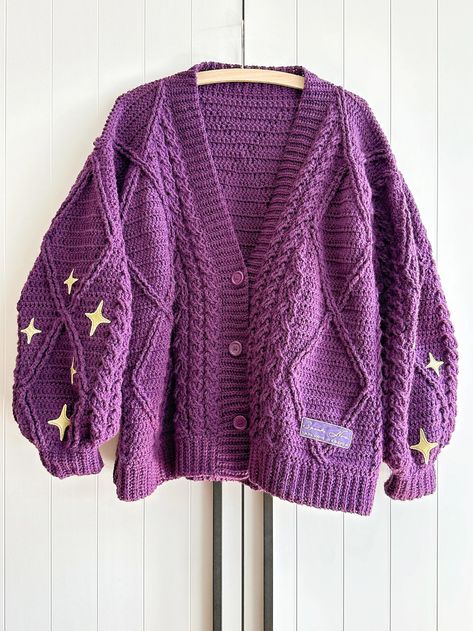 Speak Now Cardigan Inspired Crochet Pattern, PDF Pattern - Etsy How To Knit A Cardigan, How To Crochet A Cardigan, Crochet Patterns Cardigan, Cute Crochet Cardigan, Speak Now Cardigan, Crochet Pattern Cardigan, Crochet Sweater Ideas, Cardigan Pattern Crochet, Easy Crochet Cardigan