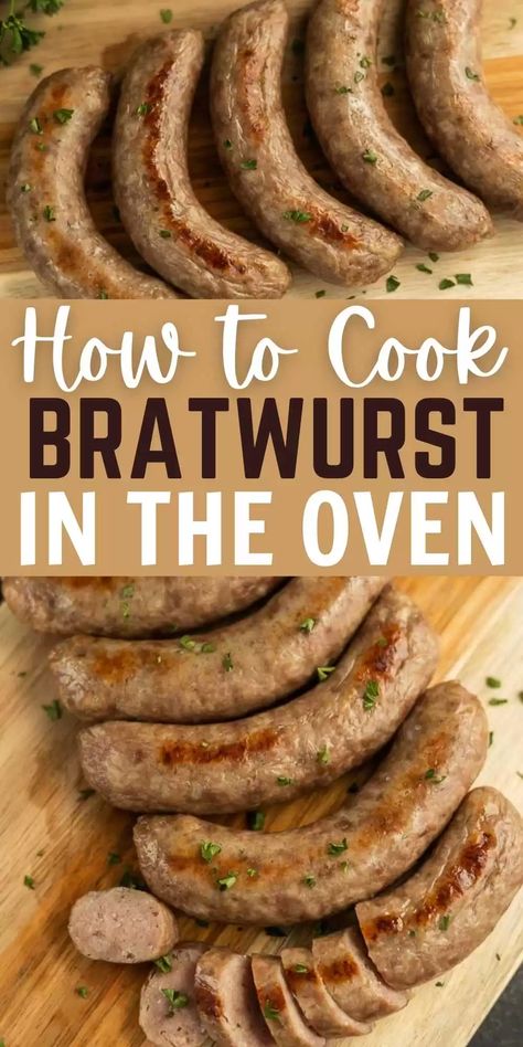 Braut In Oven, Baked Bratwurst In Oven, Brats Recipes Oven, Brats And Sauerkraut Oven, Cooking Brats In The Oven, Brats In Oven How To Cook, Brats And Potatoes In Oven, Bratwurst In Oven, What To Make With Bratwurst