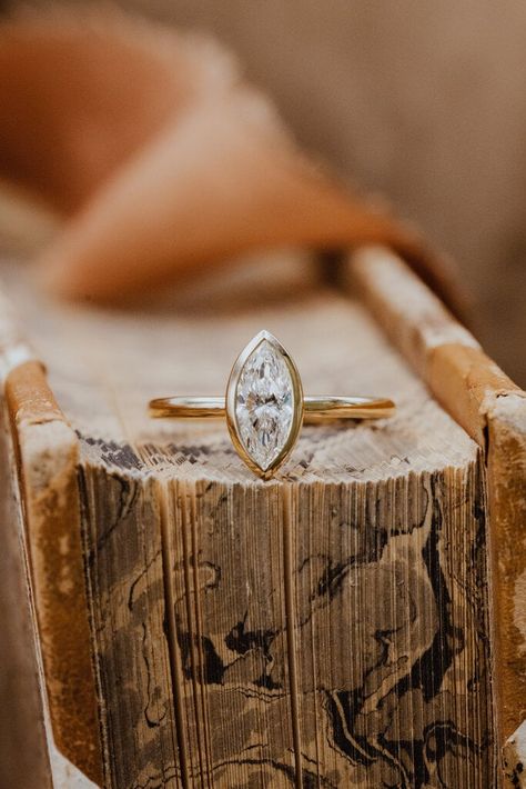 The Bailey Marquise Bezel Set Solitaire - Sarah O. Beveled Marquise Ring, Marquise Bezel Engagement Ring, Bezel Marquise Engagement Ring, Marquise Solitaire Ring, Bezel Set Marquise, Bride Stuff, Marquise Solitaire, Marquise Cut Engagement Ring, Ring Cuts