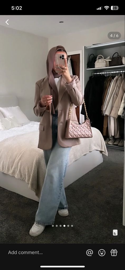 Hijabi Casual Outfits, Smart Casual Women Outfits, Estilo Hijab, Hijabi Fits, Modest Casual Outfits, Stile Hijab, Smart Casual Women, Mode Zara, Modesty Outfits