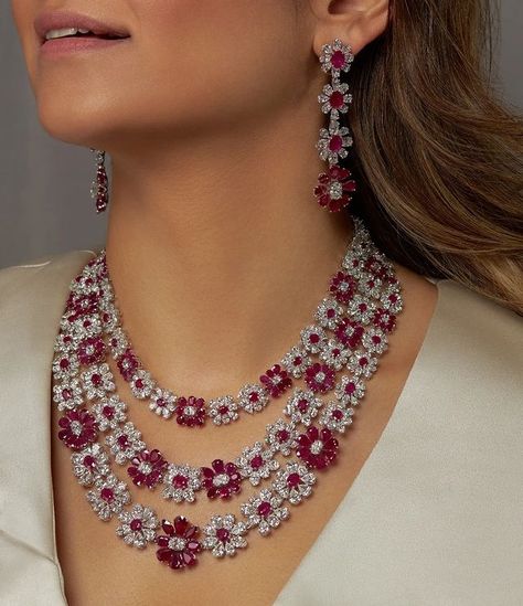 Bridal diamond necklace