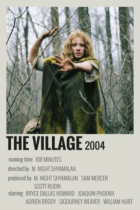 The Village Movie, Gothic Movies, Nature Movies, Movies To Watch Teenagers, New Movies To Watch, Great Movies To Watch, Movie Prints, Movies And Series, Fantasy Movies